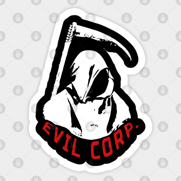 Evil Corp. Sticker by Lolebomb